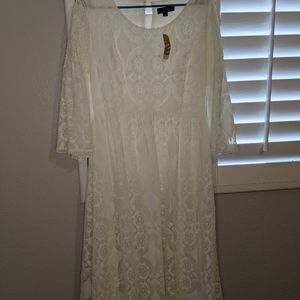 NEW with tags white lace dress